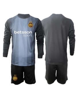 Billige Fotballdrakt Inter Milan Keeper Replika Hjemmedraktsett Barn 2025-26 Langermet (med bukser)